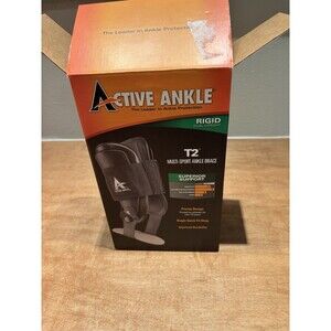 Active Ankle T2 Rigid Multi-Sport Ankle Brace -medium- Black Open Box